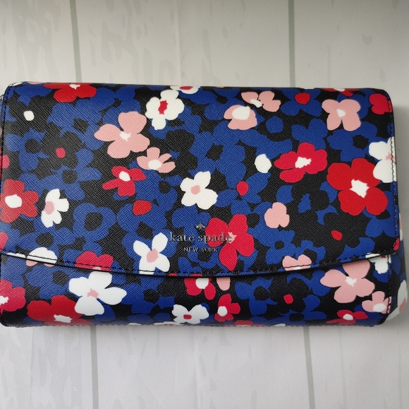 Kate Spade Laurel Way Bouquet Pop Greer Crossbody - Picture 4 of 5